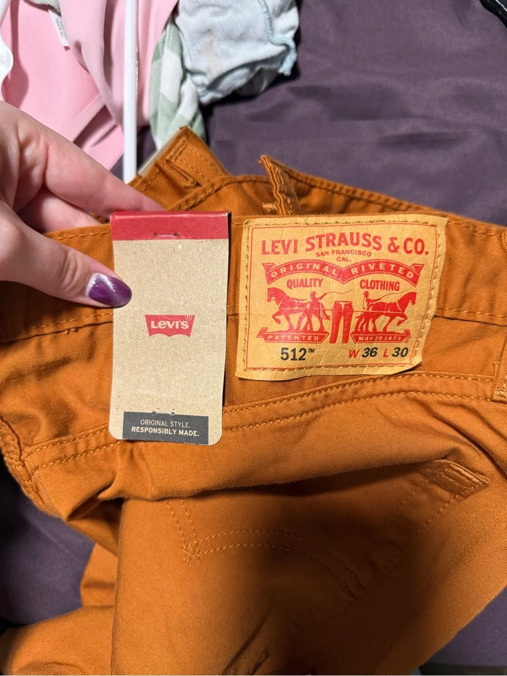 Levis slim tapered